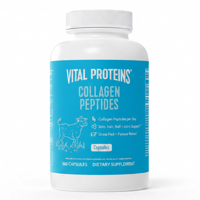 Vital Proteins Collagen Peptides Capsules for Women, Collagen Supplement 360 Capsules