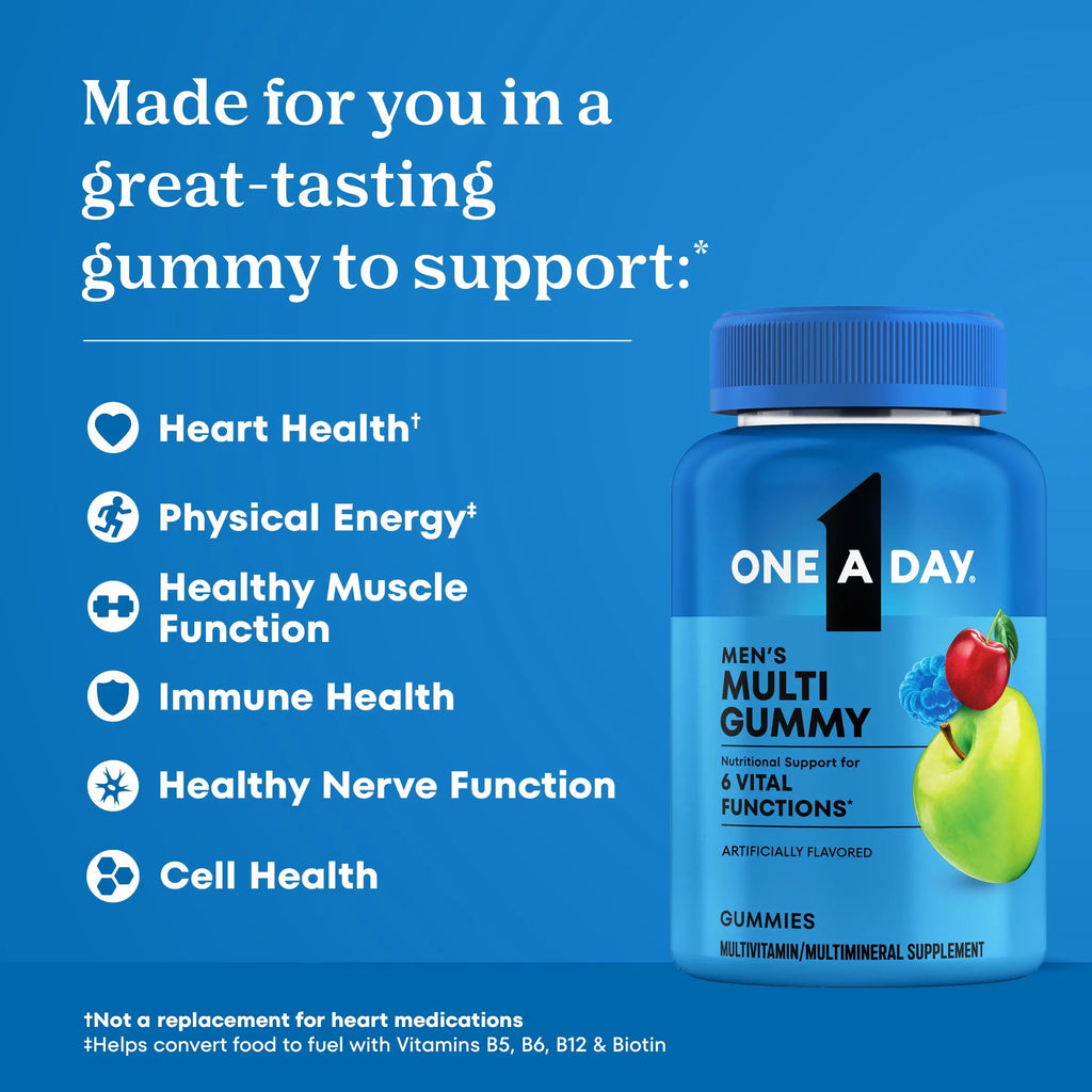 One a Day Men'S + Women'S Multivitamin Gummies Daily Wellness Support 340Ct Bundle