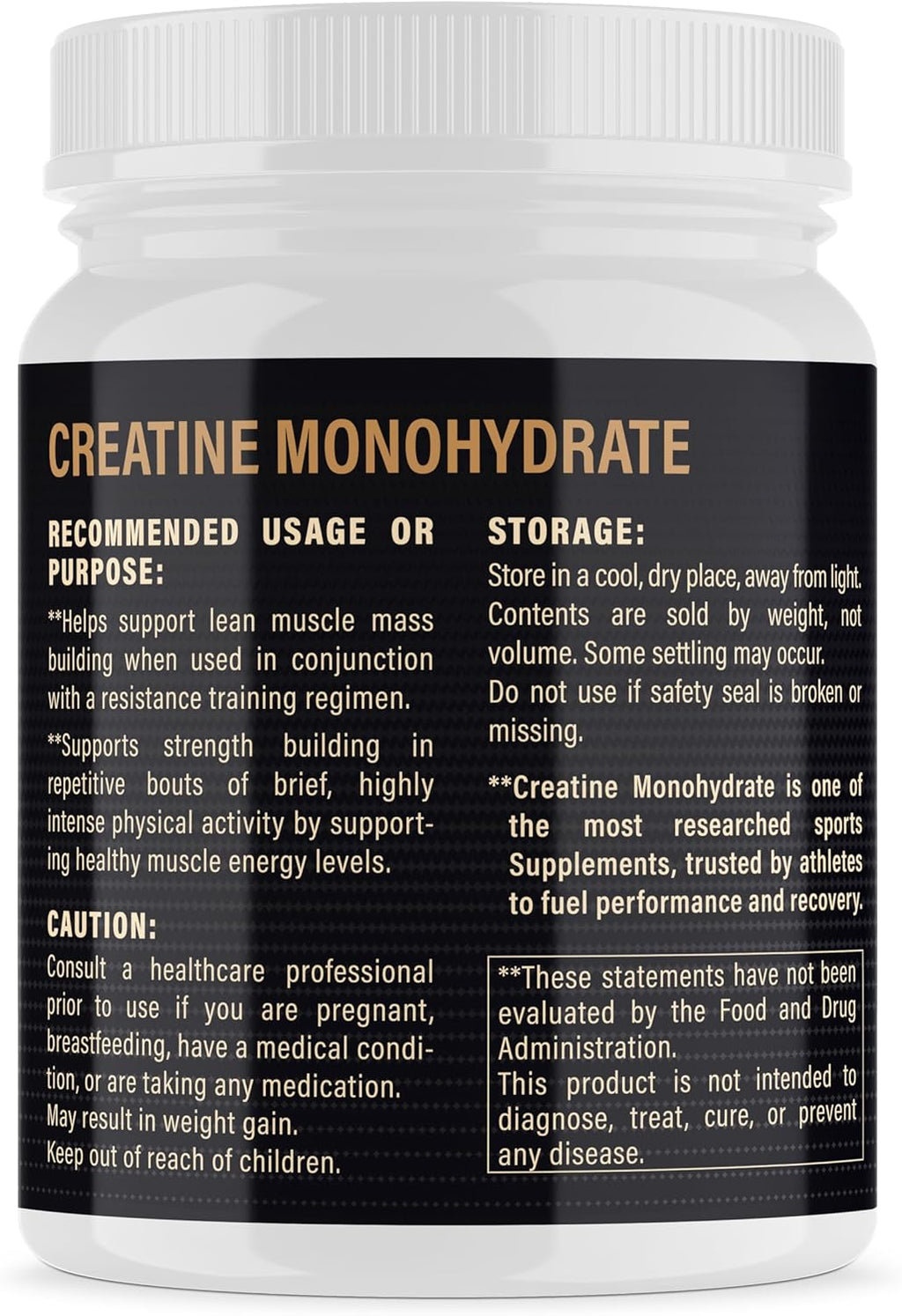 100% Pure Creatine Monohydrate Powder 200 Servings, Micronized Powder, Muscle Growth, Unflavored, Ideal for Athletes & Fitness Enthusiasts, Third Party Lab Tested, Vegan, 1000 G
